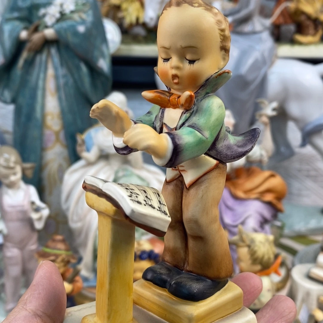 瓷片欧美中古美物摆件