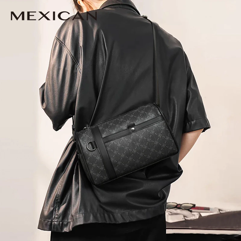 美式潮流高颜值包包男斜挎包生日礼物送男友复古实用休闲单肩小包