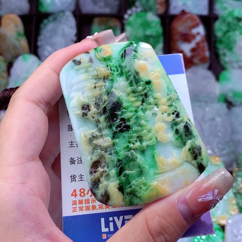 【闪购商品】翡翠颈饰未镶嵌挂件