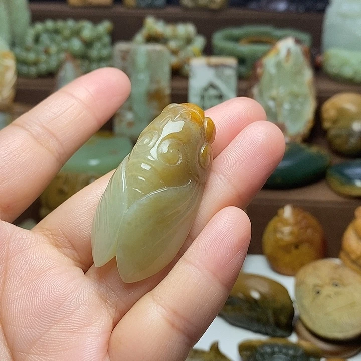 建***禅岫岩河磨玉（透闪石质玉）未镶嵌颈饰