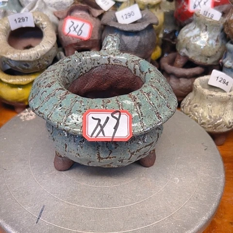 粗陶花盆手工花盆