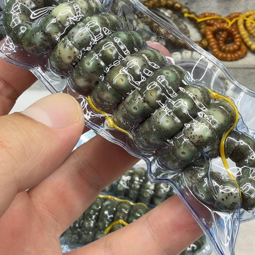 星月菩提手串8傲视绿星月菩提大肠0.9-108