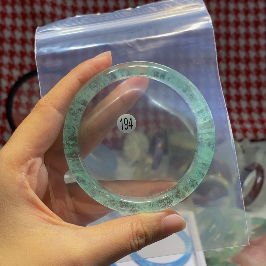 萤石手镯未镶嵌阿*手镯61