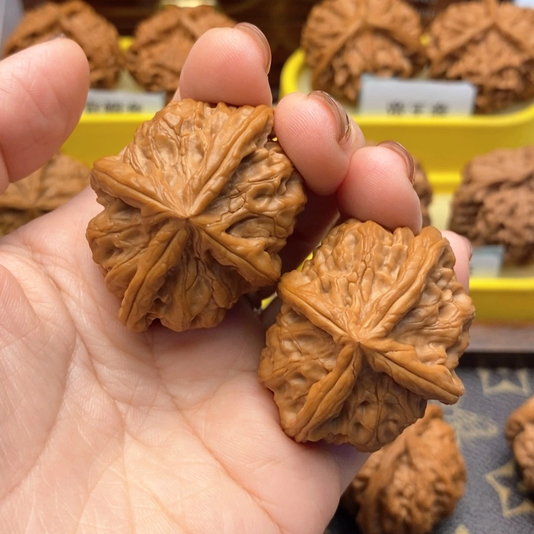 盒***桃把件文玩核桃608号玉玺正四