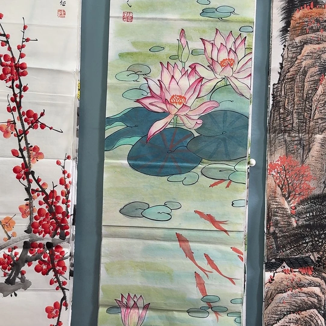 纯手绘国画作品好看