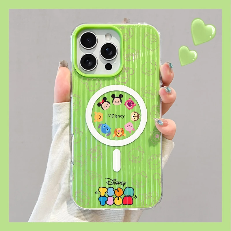 适用苹果16promax手机壳瓦楞磁吸iPhone15pro多巴胺14女卡通小众