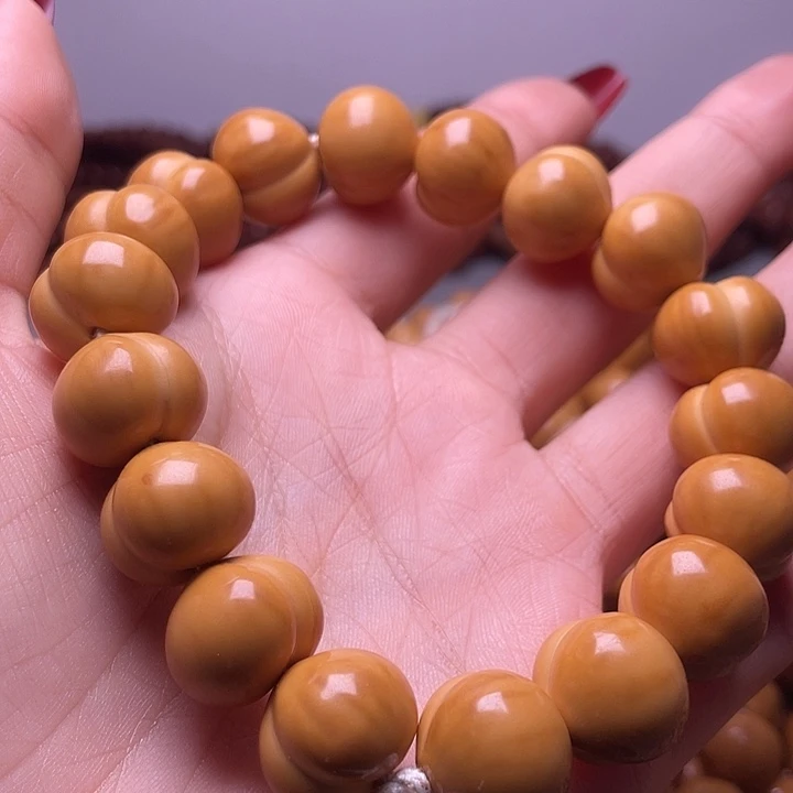 老***活猴头核桃手串16尺寸镜面柯基屁桃手持全品无暇