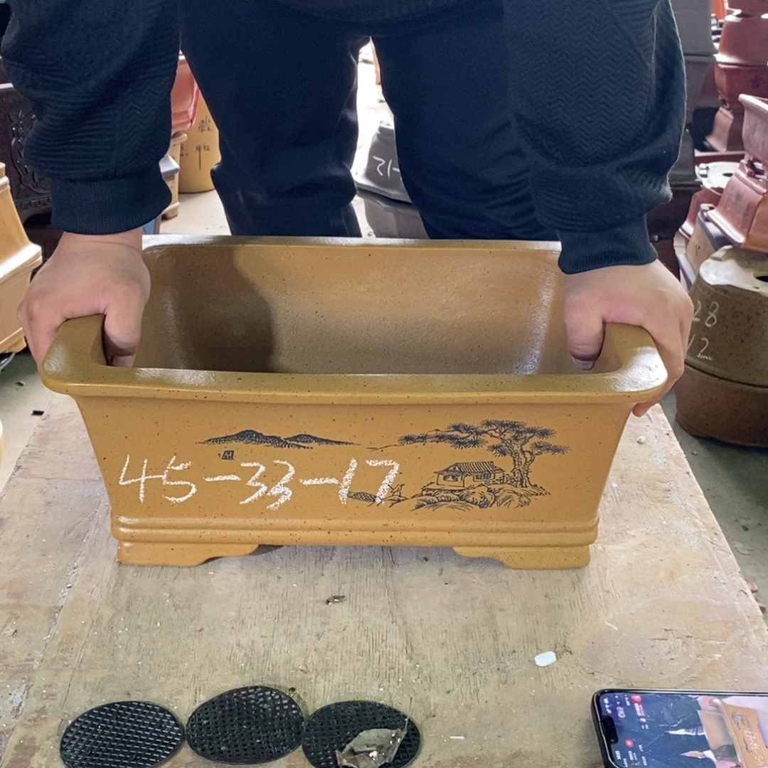 紫砂花盆紫砂紫砂