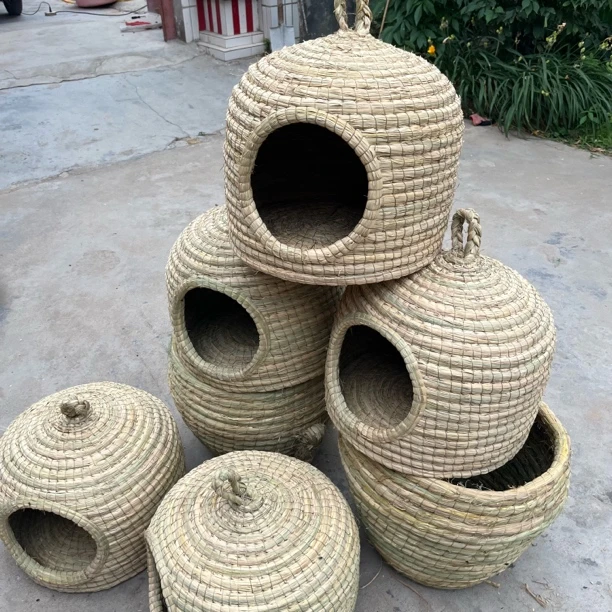精品把手稻草款鸡窝