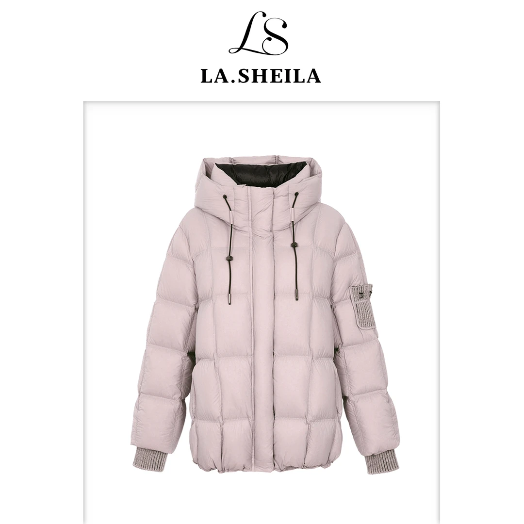 LA.Sheila【无花果】“北极大白鹅”90鹅绒服254-YRF/1213-86778