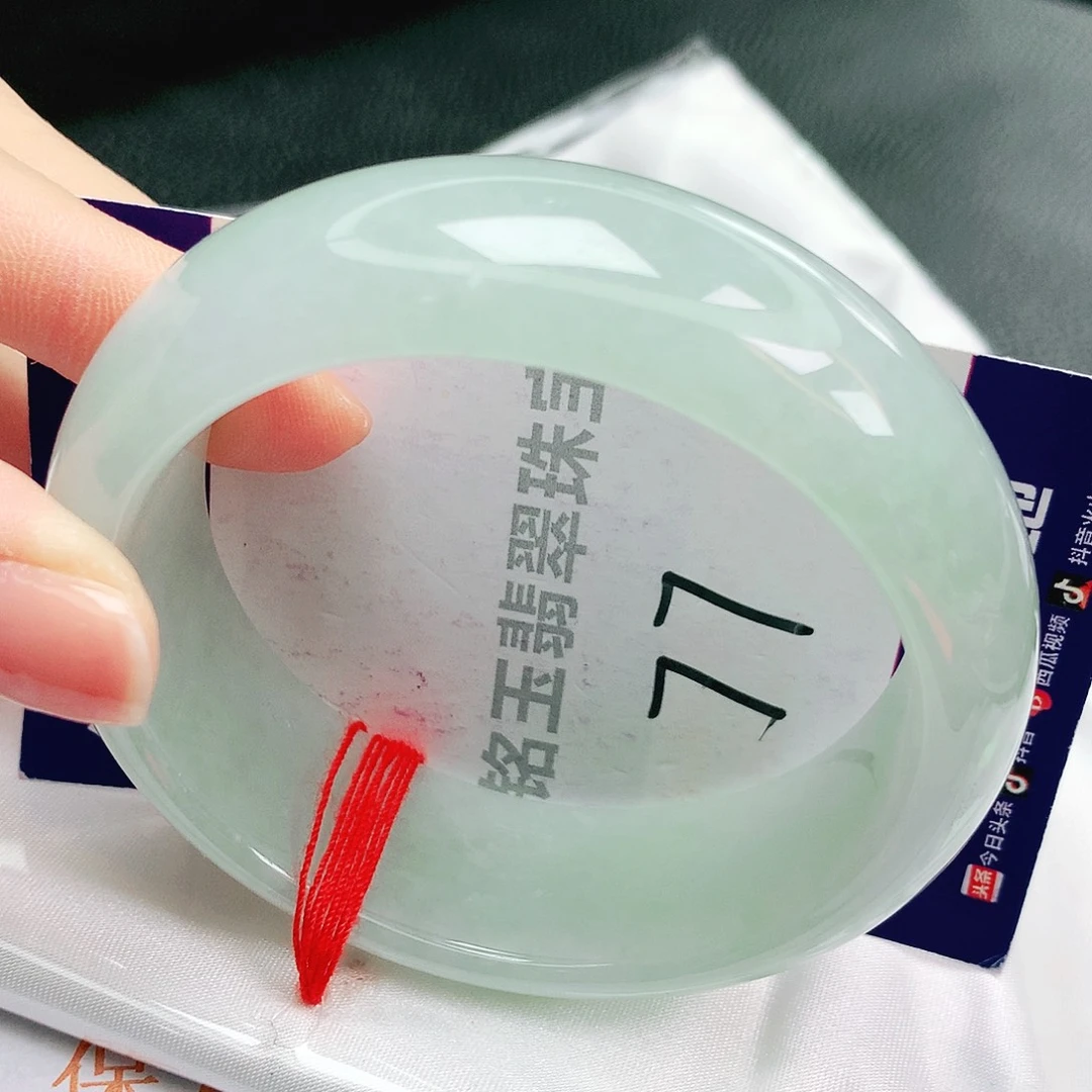 翡翠未镶嵌手镯缅甸天然a货翡翠手镯