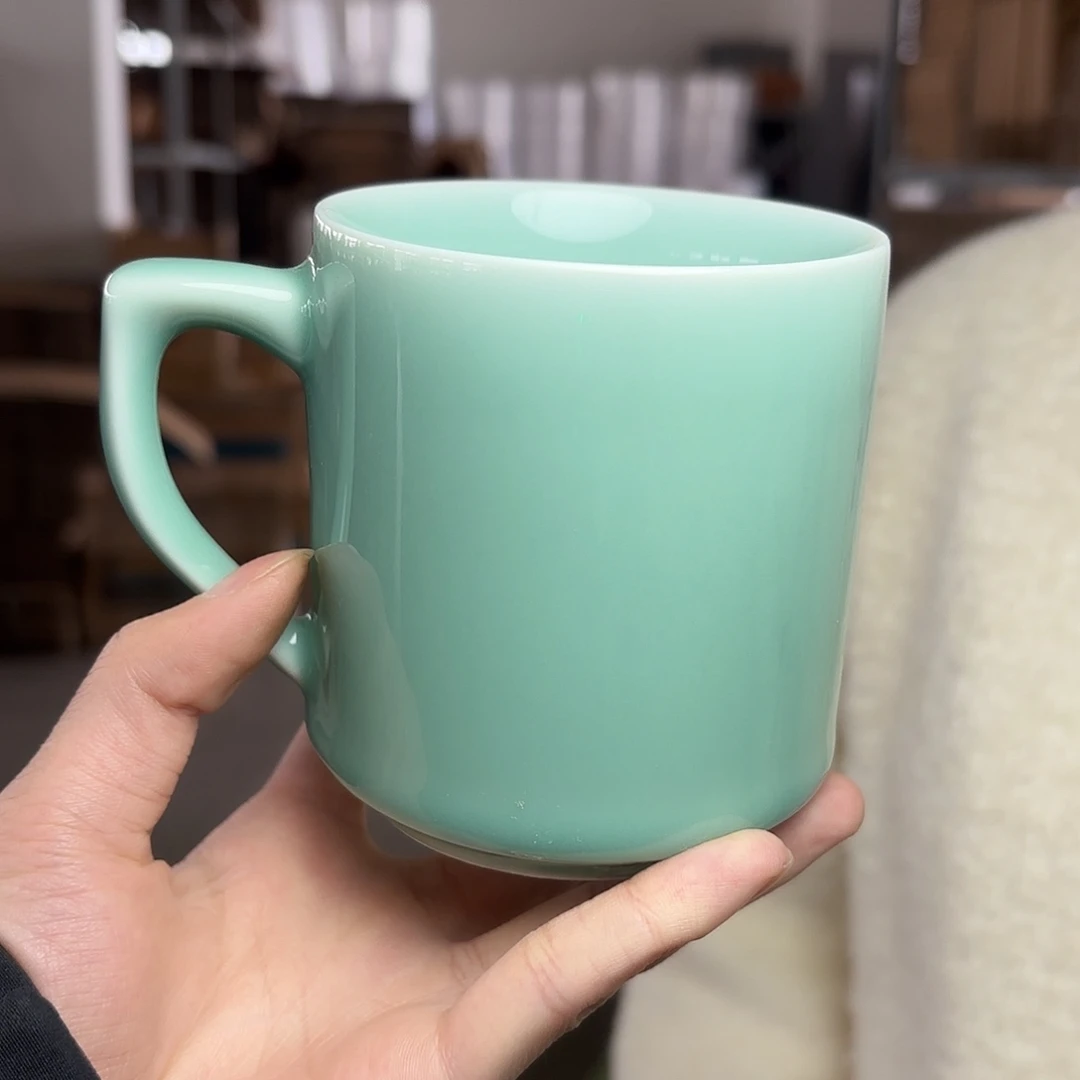 龙泉云间青瓷小米茶器