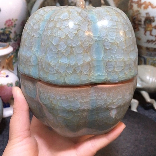 藏宝阁陶瓷，冰片汝窑