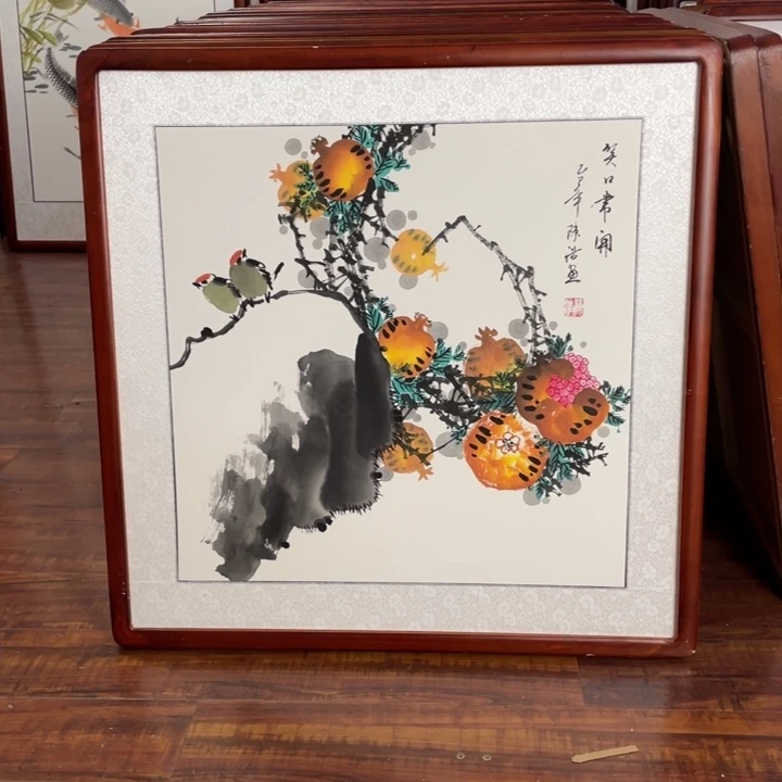 国画带框尺寸63*63厘米