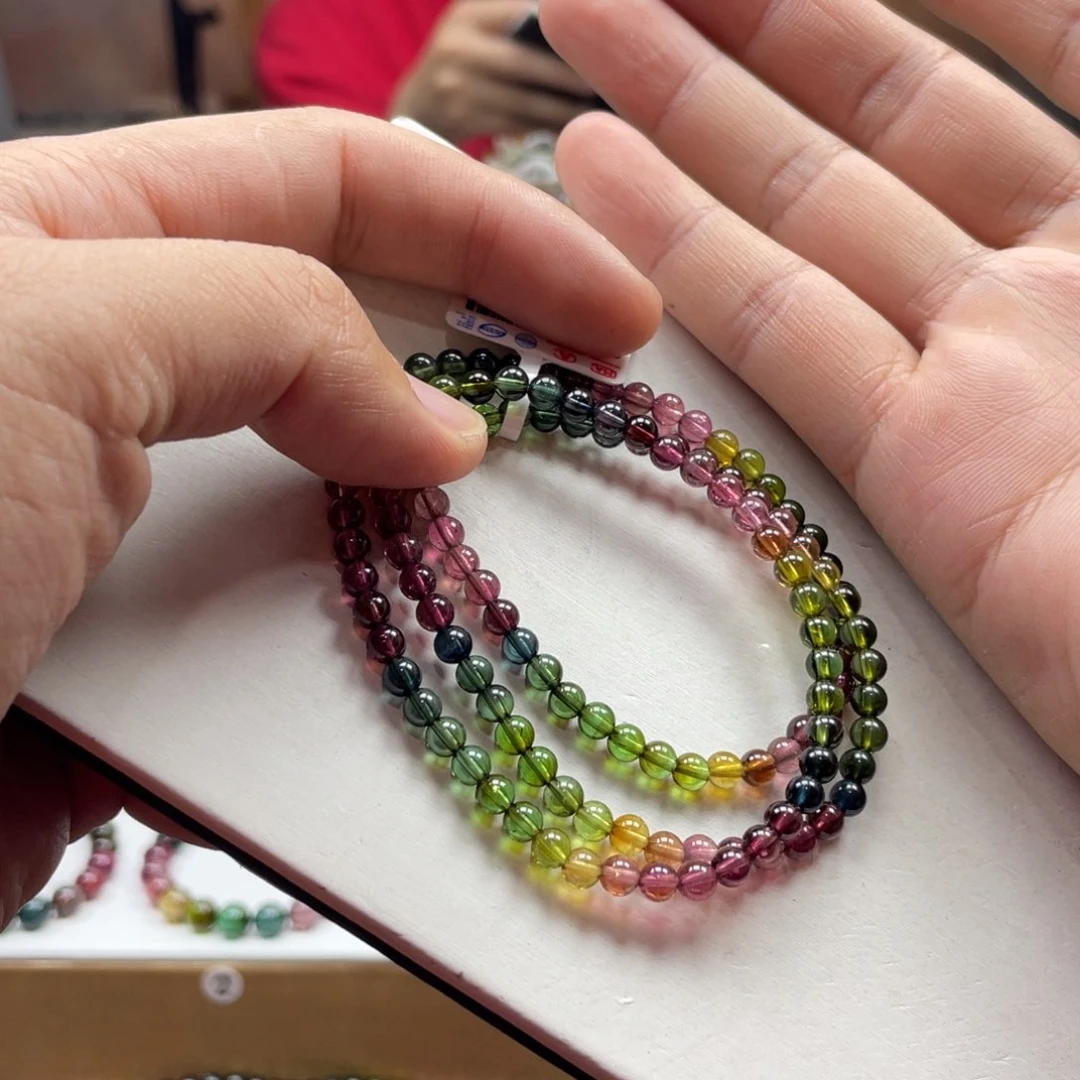 碧玺手串未镶嵌4.5mm.mmmmmmmm