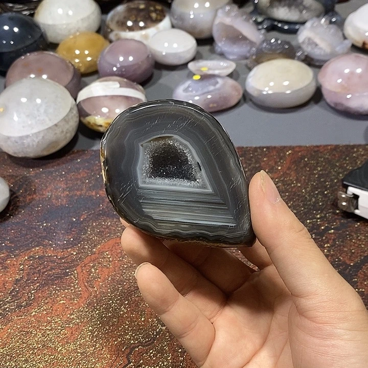 水晶摆件未镶嵌聚宝盆