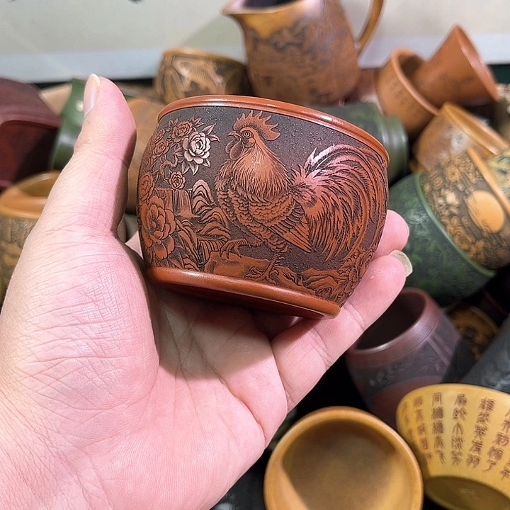 茶杯紫砂全手工紫砂主人杯