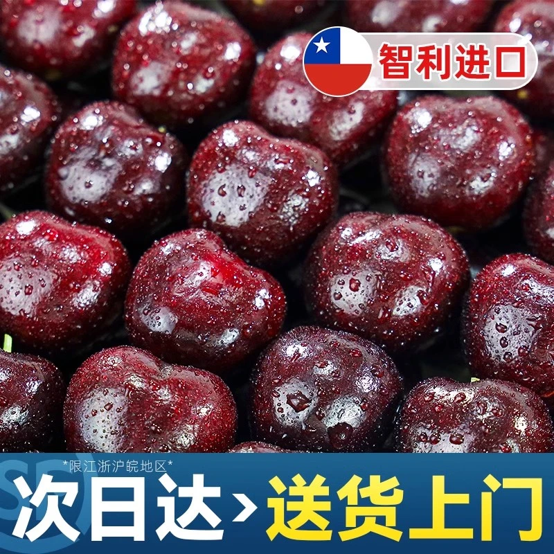 【满姐】智利进口车厘子5斤原箱新鲜水果1J-4JJJJ拉宾斯海运大樱桃