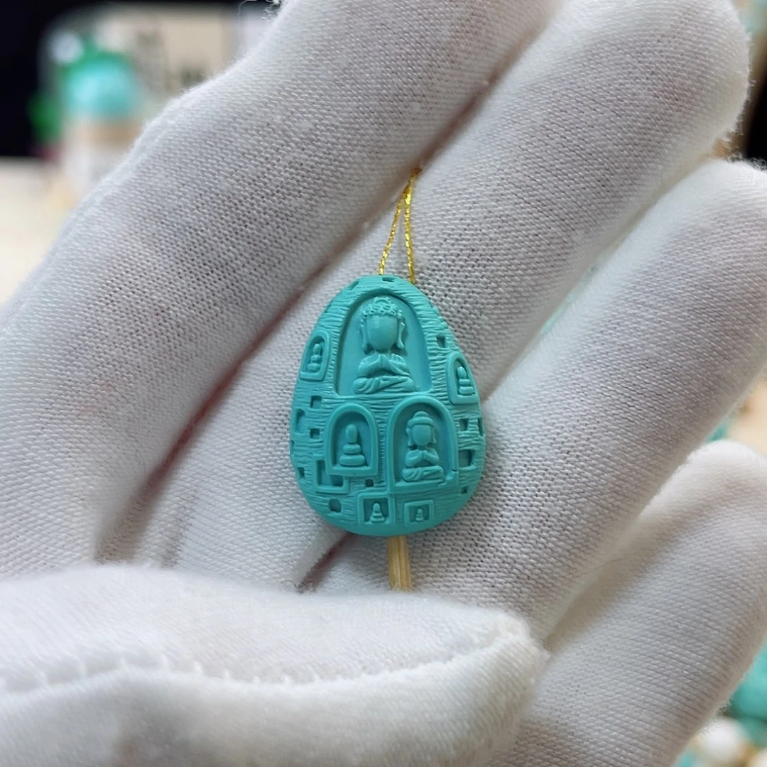 绿松石珠宝奇石未镶嵌