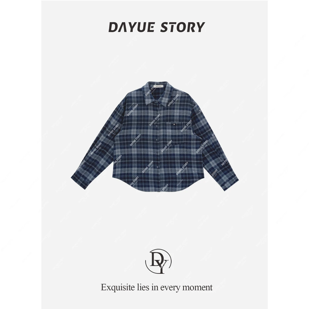 DAYUE【嘉柏俪】改版多次的一件磨毛衬衫~舒适保暖又百搭格纹衬衫