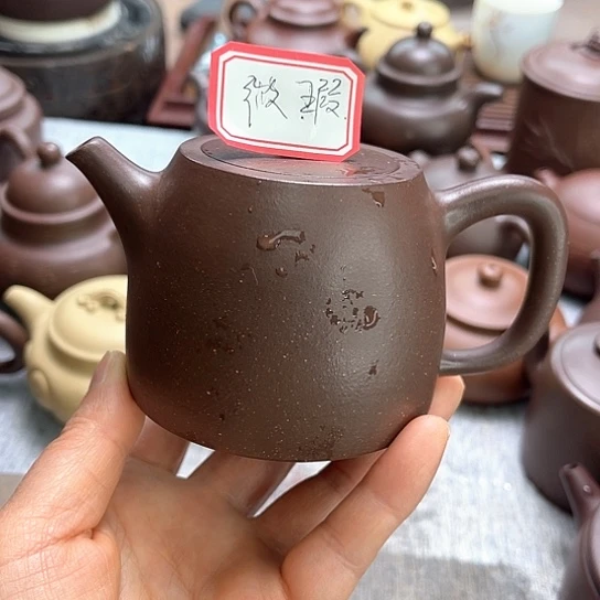 紫砂茶壶黄龙山原矿