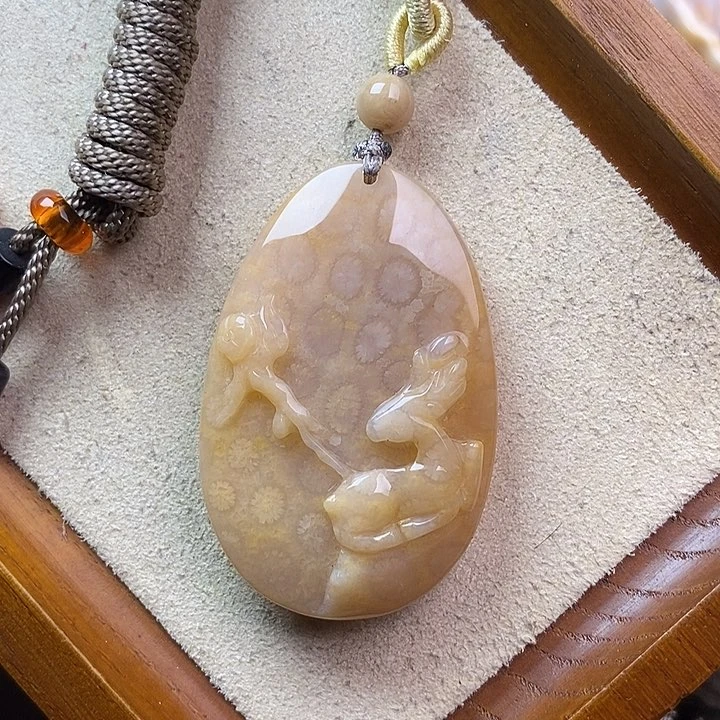 硅化玉吊坠(不含链)未镶嵌