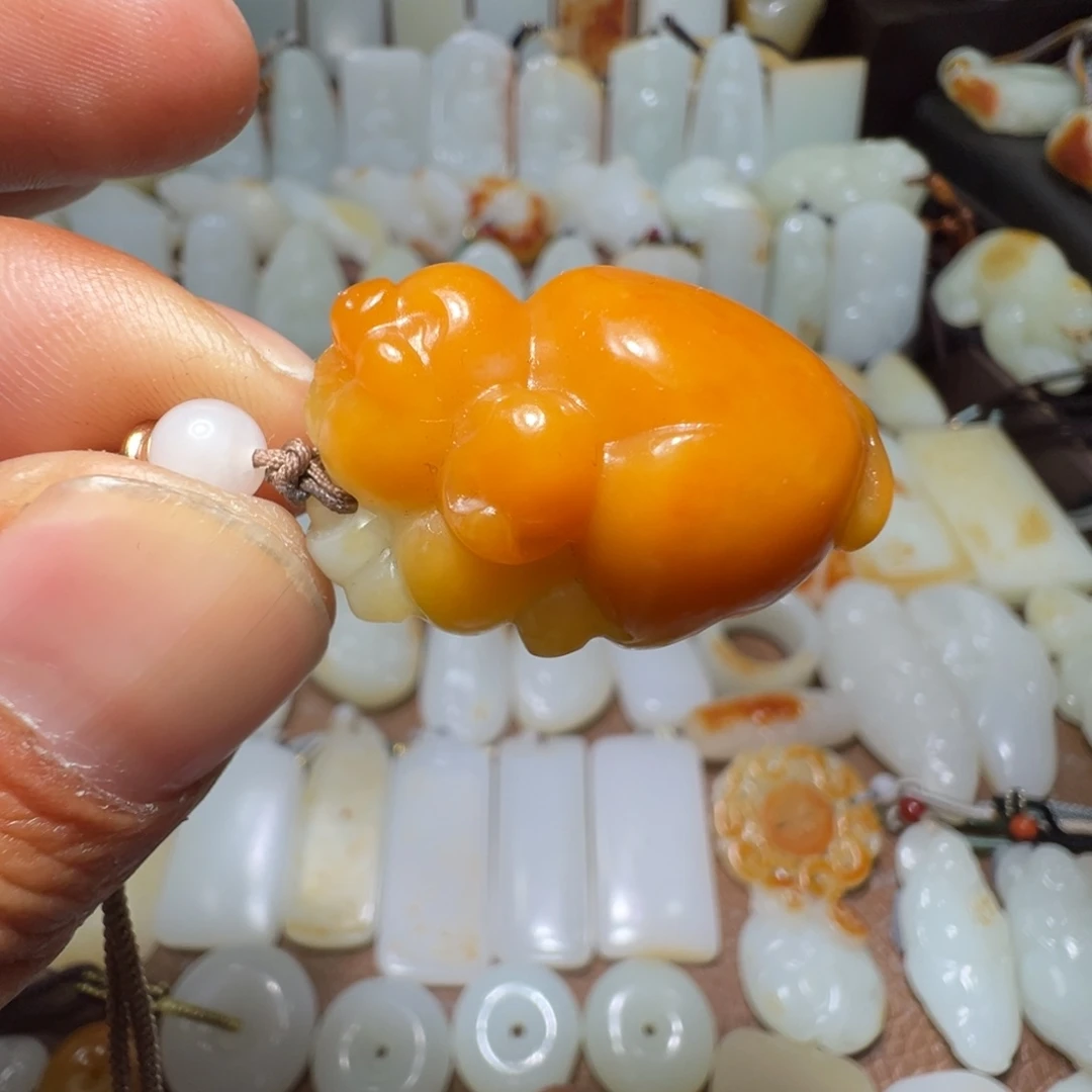 和田玉吊坠(不含链)未镶嵌z*i