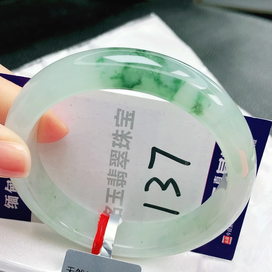 翡翠未镶嵌手镯缅甸天然a货翡翠手镯