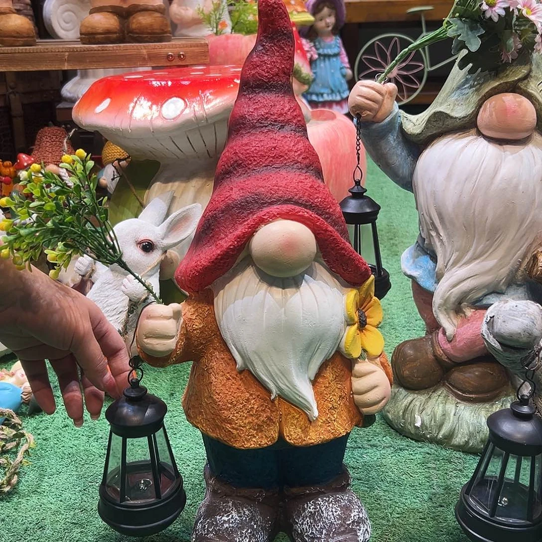 花园摆件红红火火