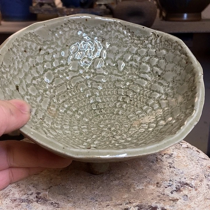 盘手工高温原矿窑变