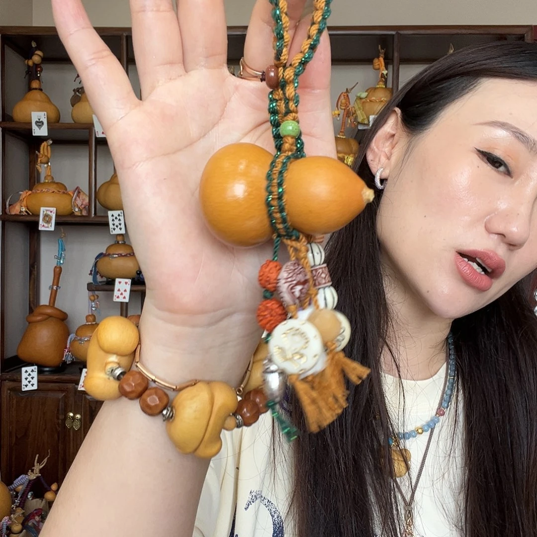 李***丫钥匙扣葫芦把件葫芦