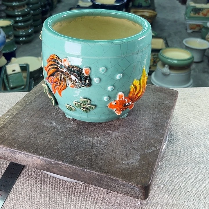 泳坤堂石湾盆陶瓷