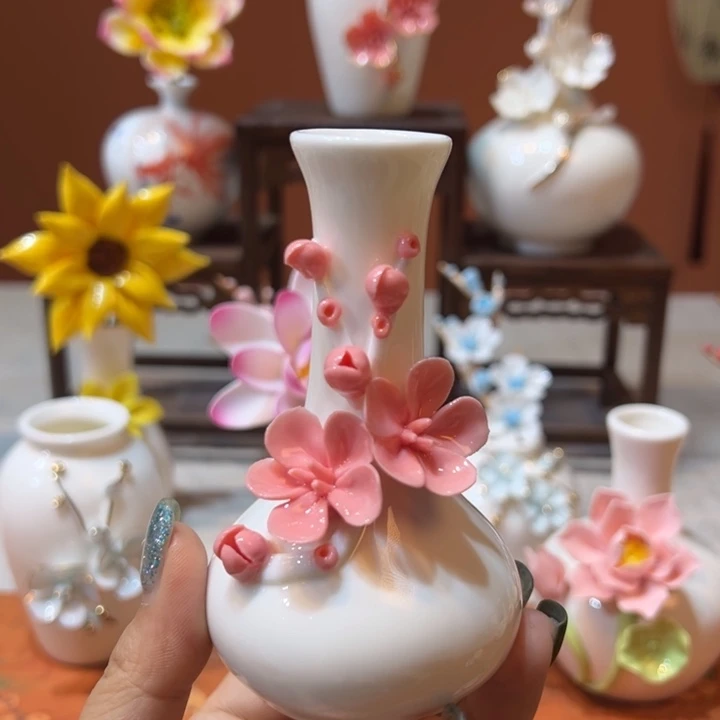 摆件手工精致陶瓷摆件