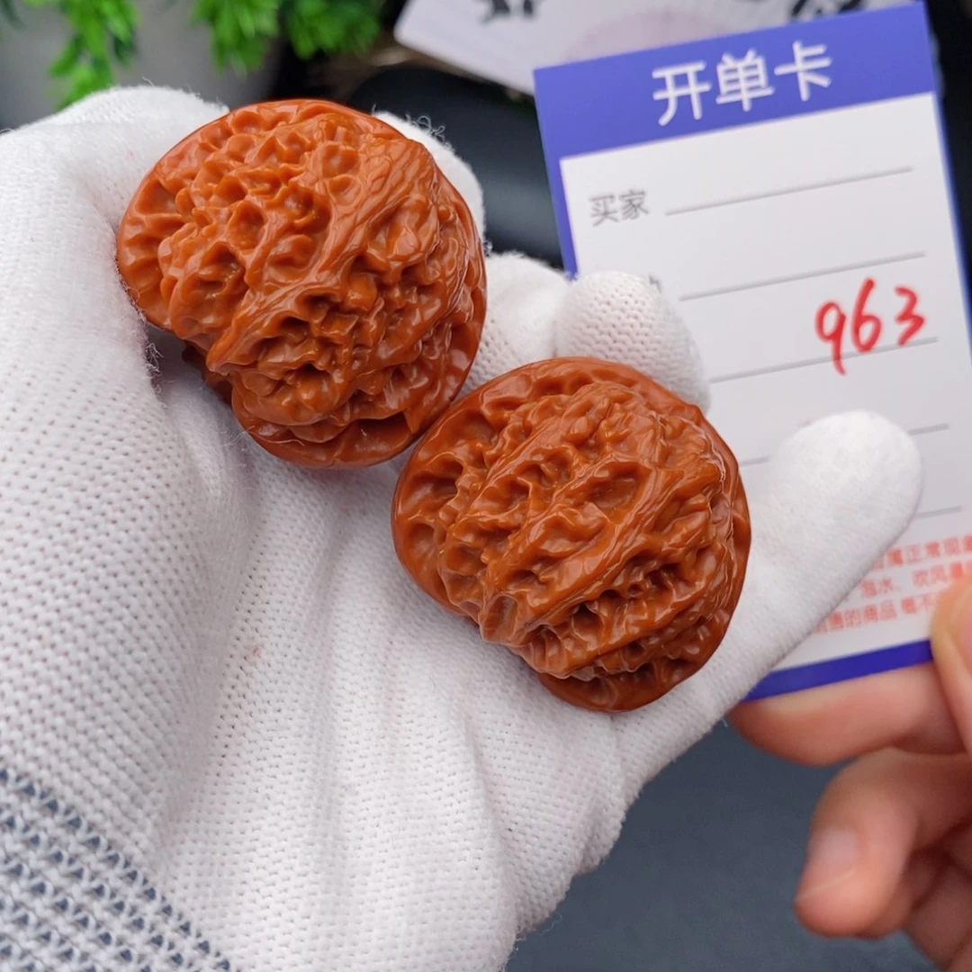 文玩核桃把件40宫灯963