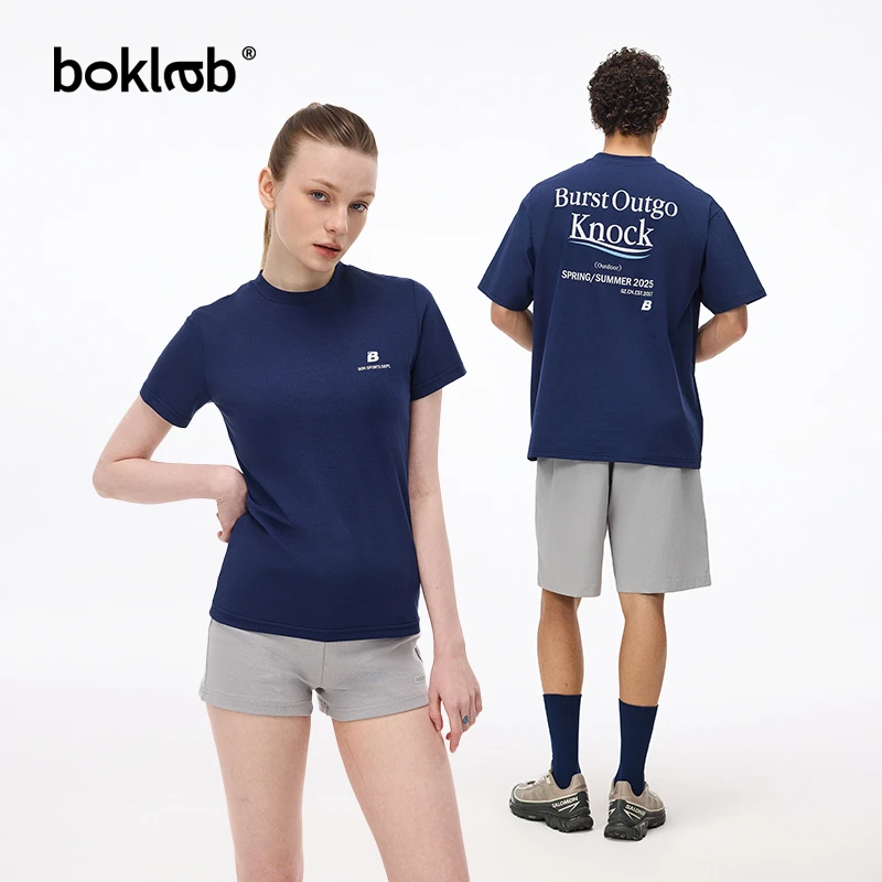 BOKLAB新款运动短袖户外跑步骑行上衣训练T恤男女宽松速干干爽618