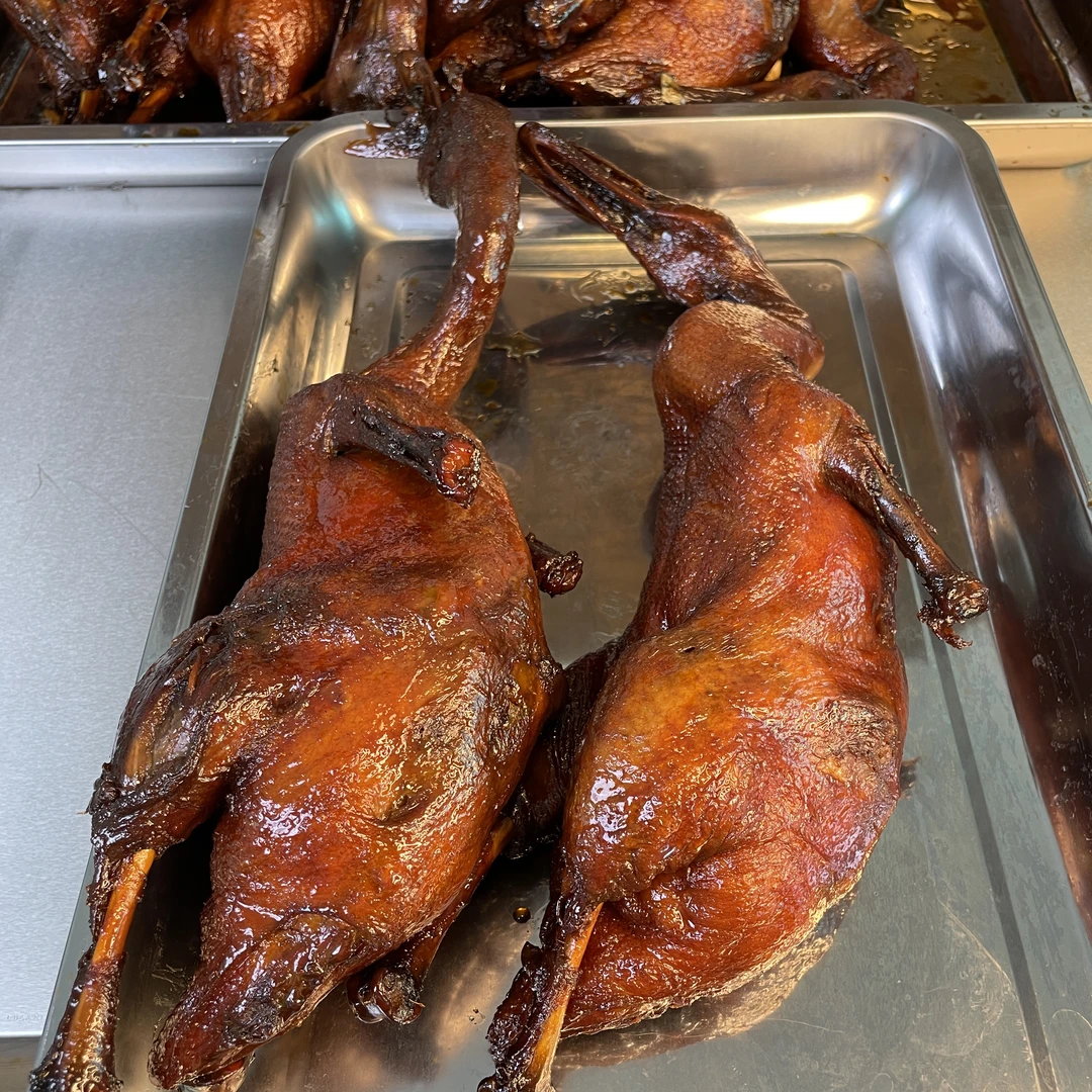 精选鲜活【嫩鸭】麻油鸭 半只400g以上 古法卤制 现卤现烧 甜咸口味