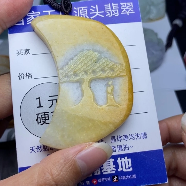 翡翠颈饰未镶嵌翡翠