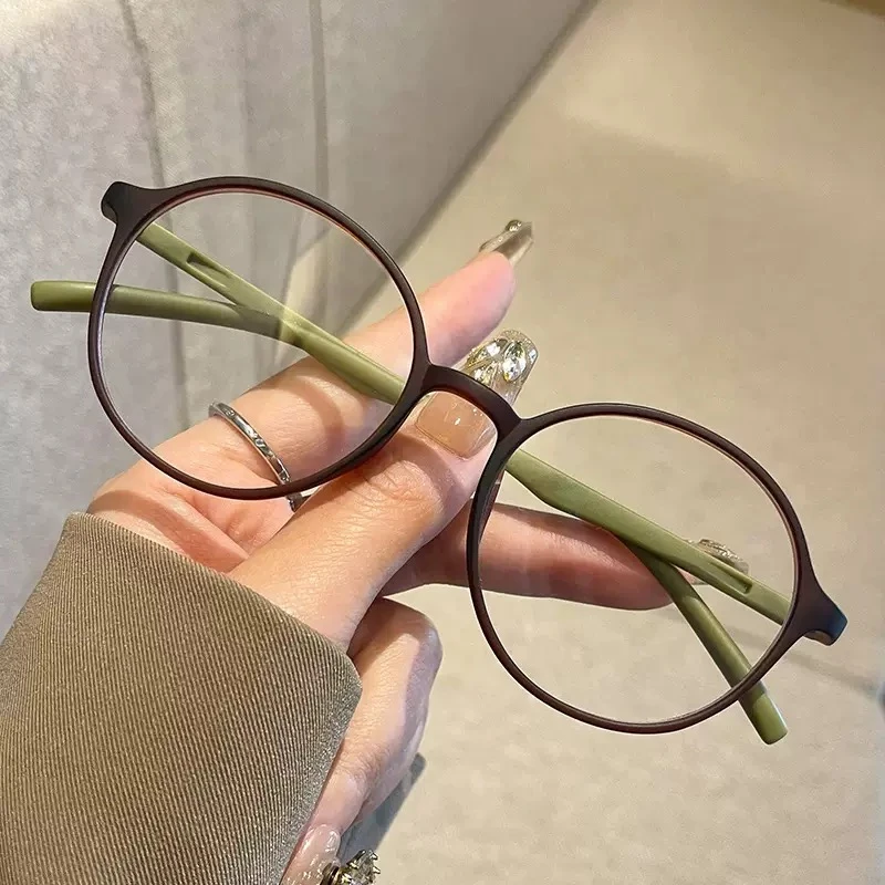 复古奶茶绿高清老花镜时尚百搭显白男女通用眼镜看书看报老花镜商品图