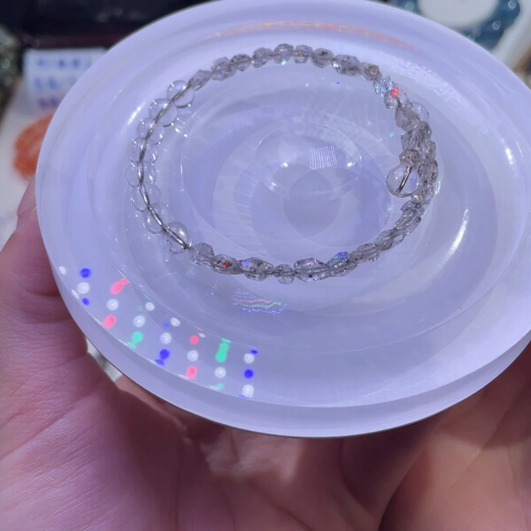 未镶嵌手链水晶油胆闪灵钻手环