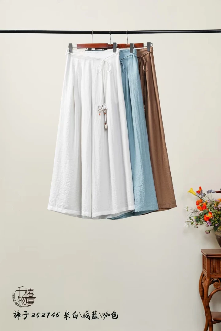 民族风刺绣裤子三色252745