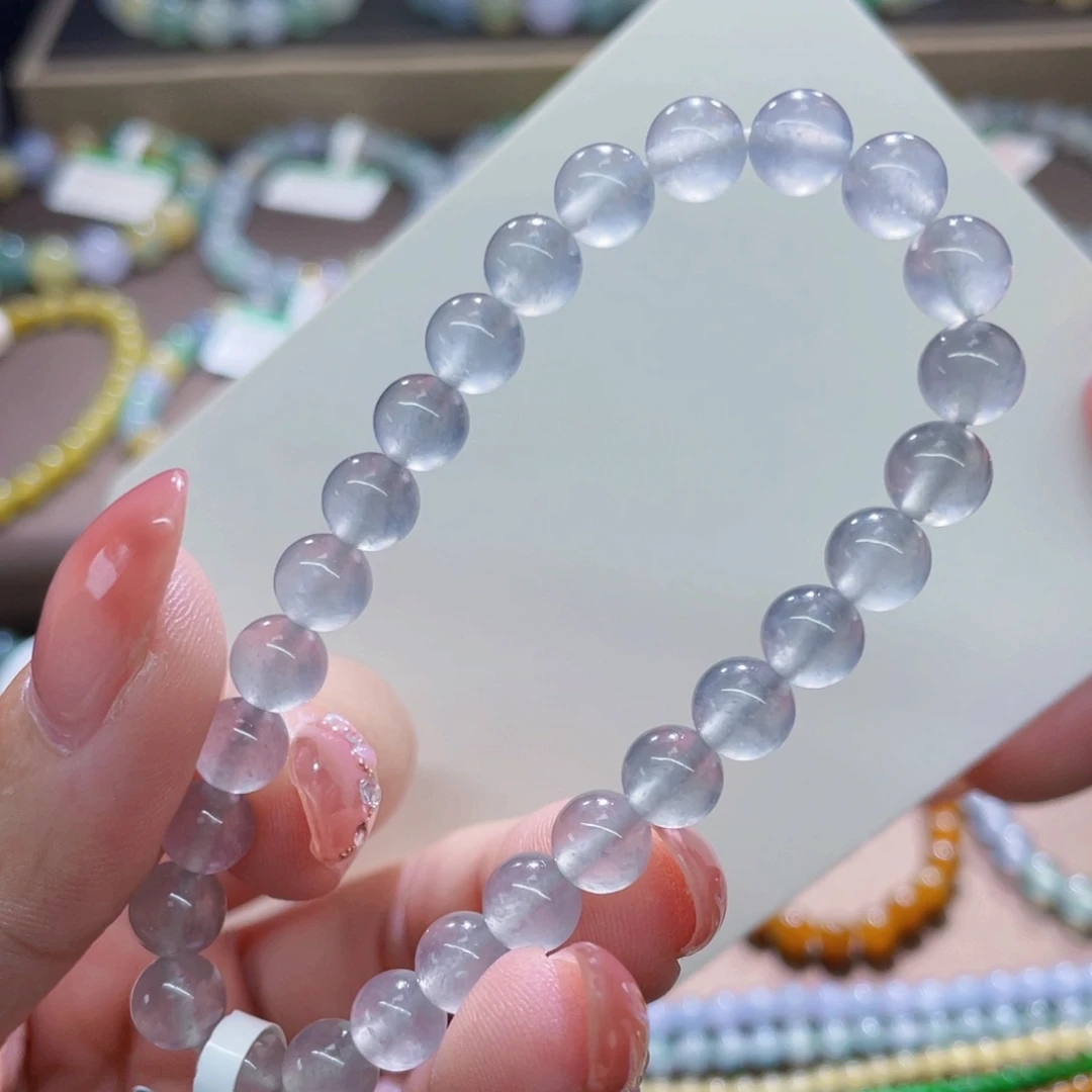 未镶嵌手链翡翠木纳茶钢卡6.6