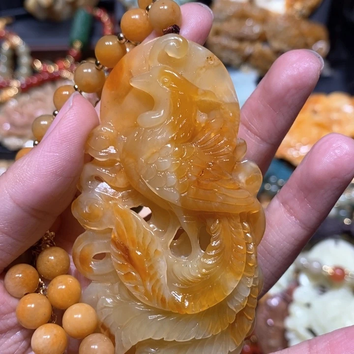 岫玉毛衣链未镶嵌