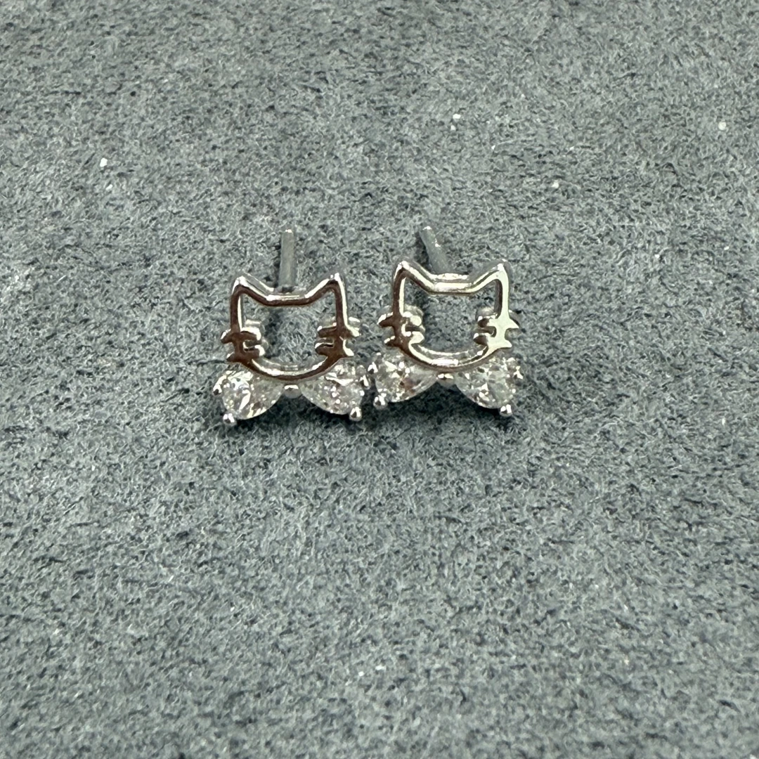 925银耳饰 925猫猫耳钉*（多样性发一件）