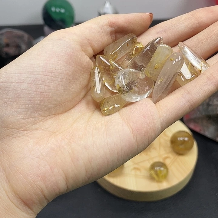 未镶嵌水晶珠宝半成品409水晶石