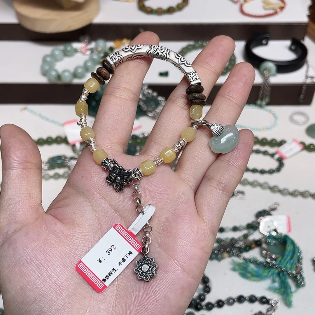 足银纯银配饰手链