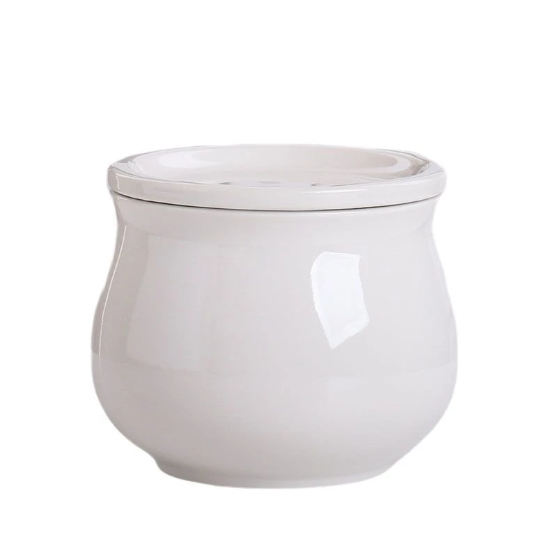 瓦罐炖盅陶瓷隔水炖朱雀汤蒸蛋炖罐带盖汤罐中式沙县小吃肉饼汤盅