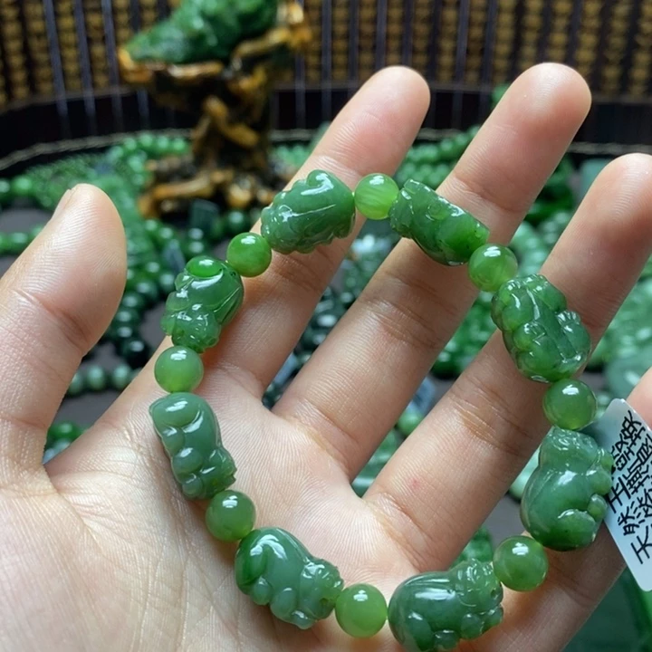 和田玉手串未镶嵌