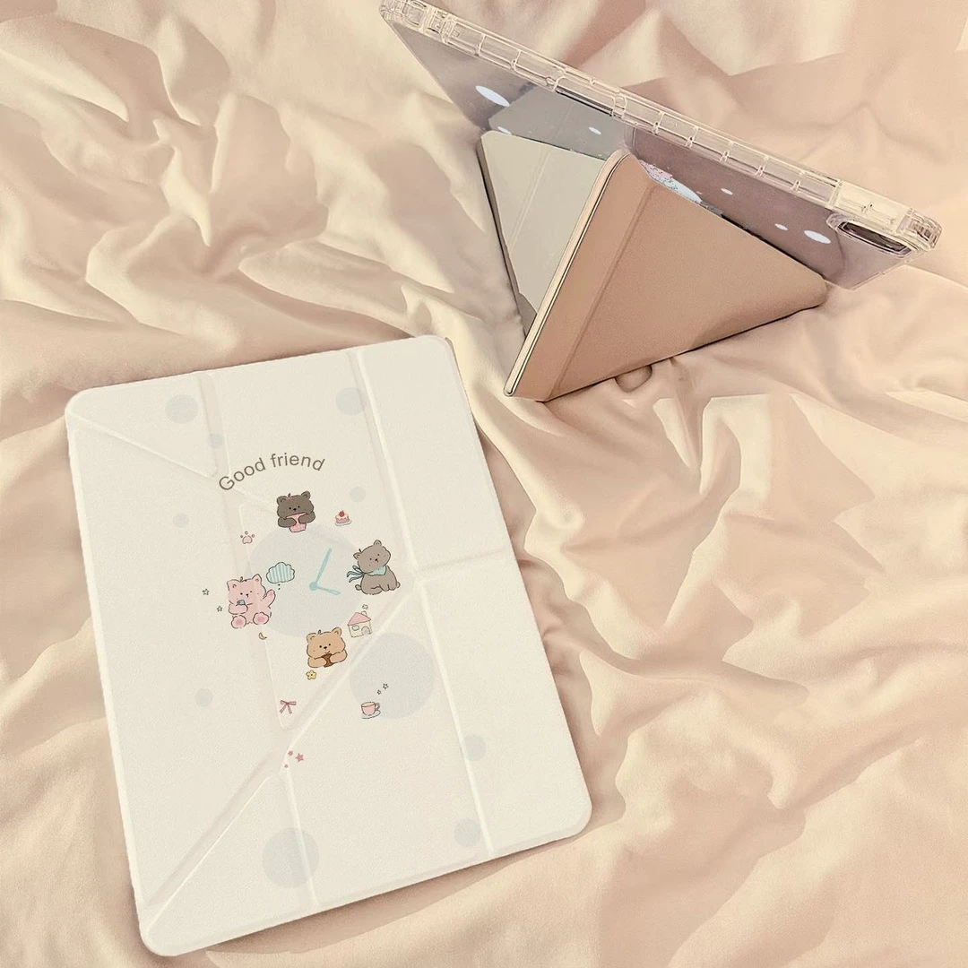 魅榔时间动物适用华为MatePad11.5S保护套padair笔槽padpro平板壳