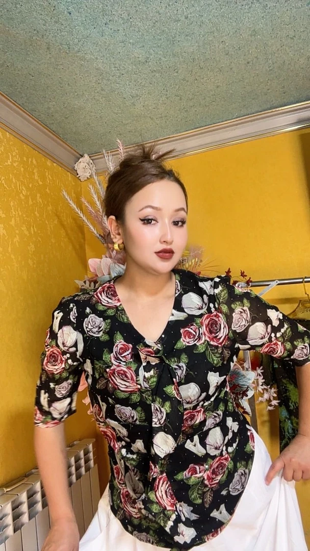 宽松型长裤薄款中长裙中老年女装网红碎花显瘦百搭