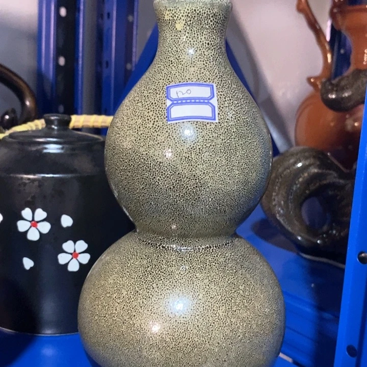 瓷片窑变葫芦摆件